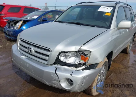 2005 Toyota Highlander V6 z USA, uszkodzony, nr VIN JTEEP21A550072237
